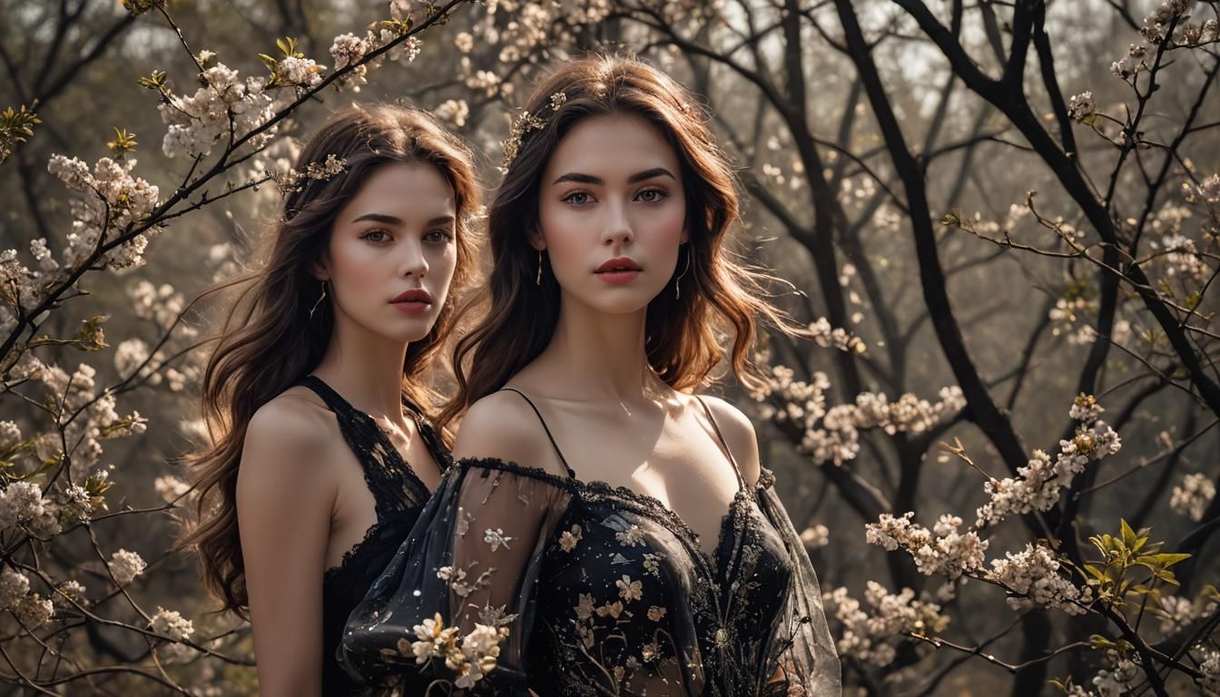 Dark Fantasy Portrait: Beauty in the Night