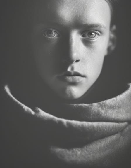 Realistic Portrait of Anglo-Saxon King in Throne Room