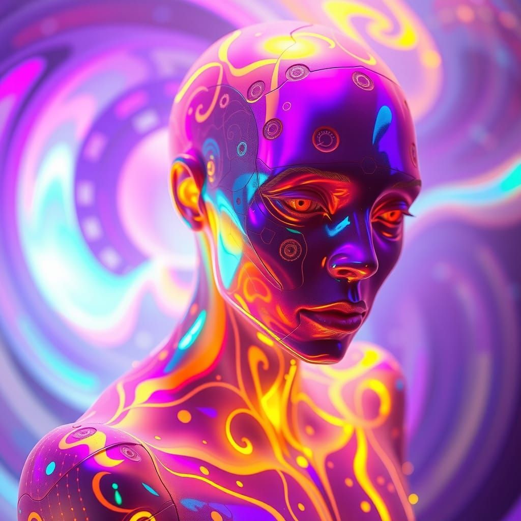 Living Aurora Phases Through Shimmering Realms