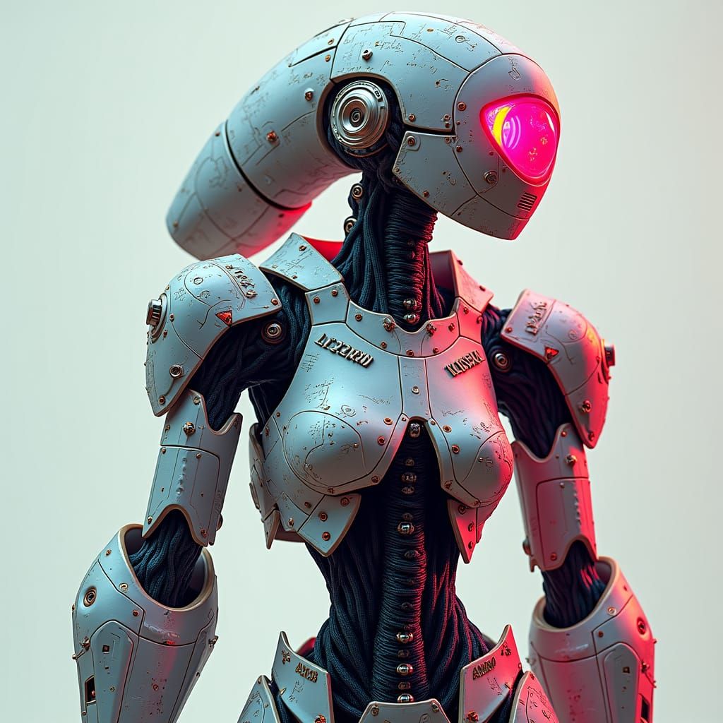 Cyborg from the future, but he's made out of 3D Printed
Reli...