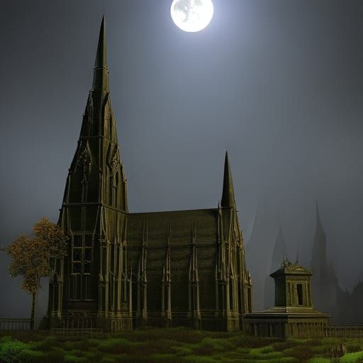 Lovecraftian Church of Starry Wisdom in Arkham