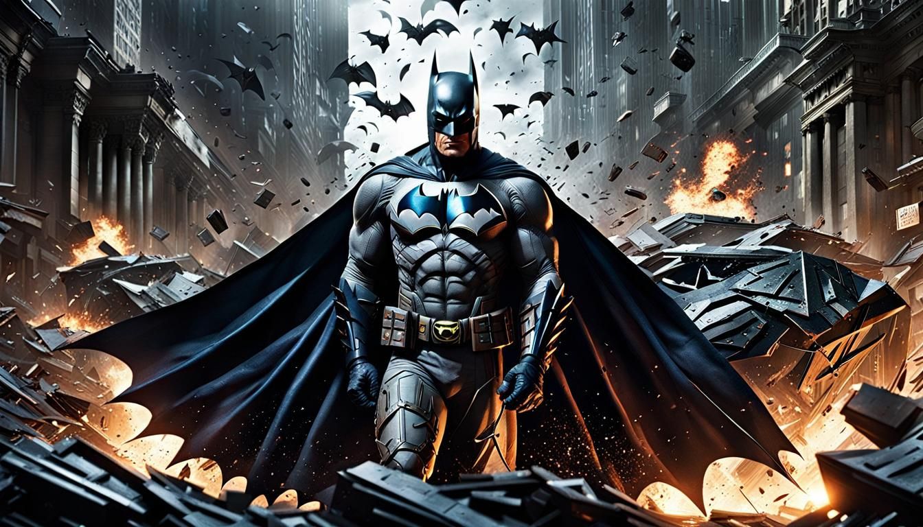 Batman Confronts Evil Self, Universes Collide