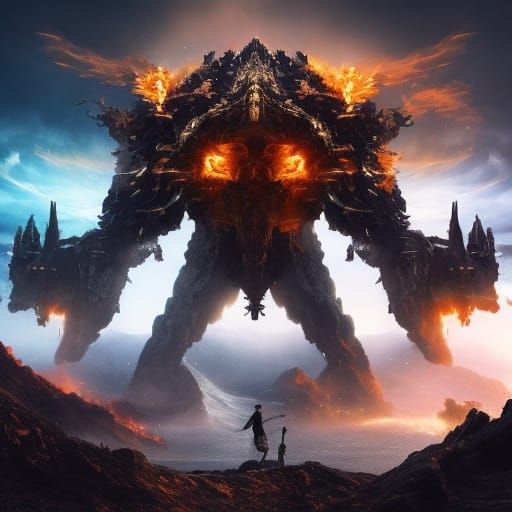 Epic Elemental Clash: Fire, Water, Air, Earth