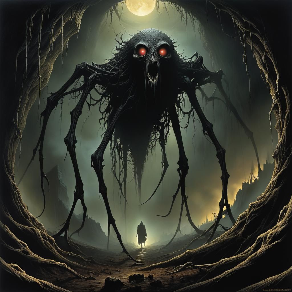 Grotesque Horror in Dark Twilight Realm