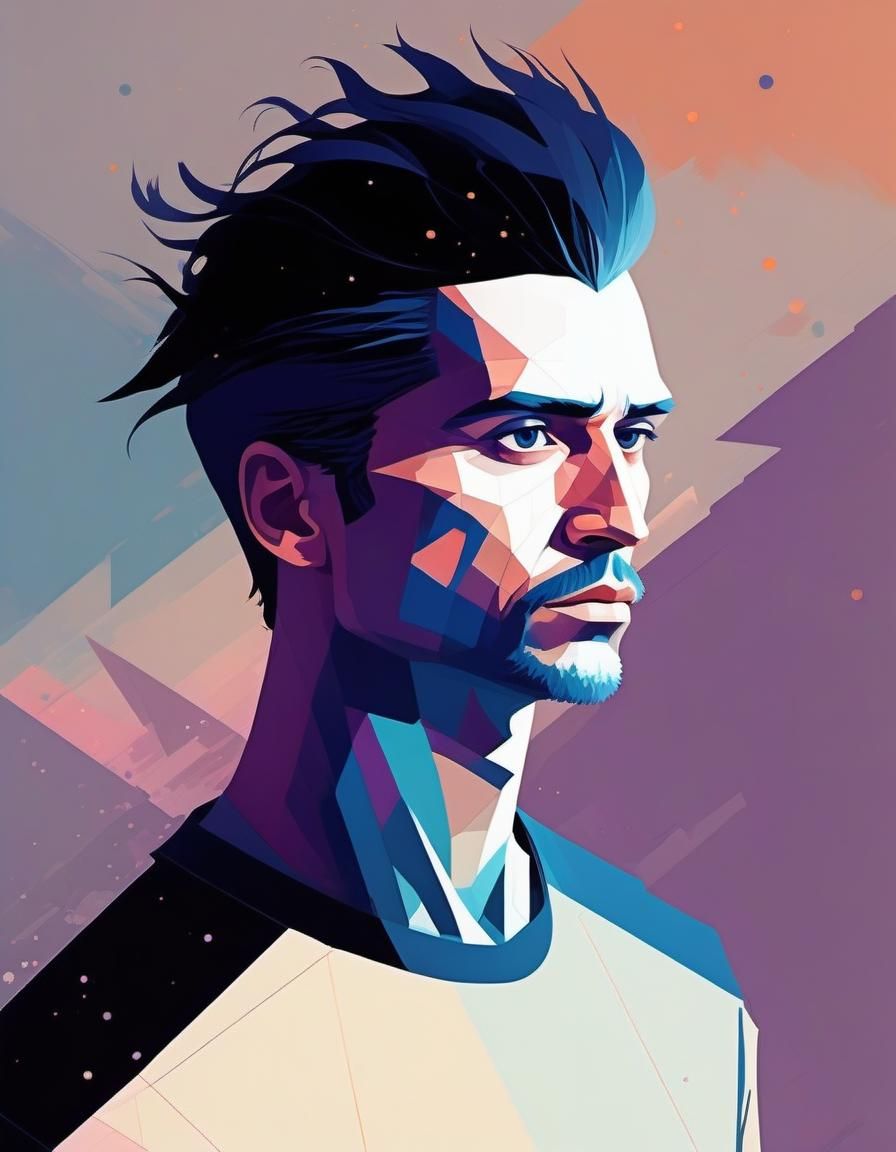 in the minimalist illustrative style of pascal campion, Baka...