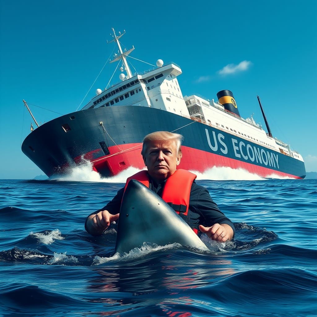 Donald Trump Adrift in a Sinking US Economy