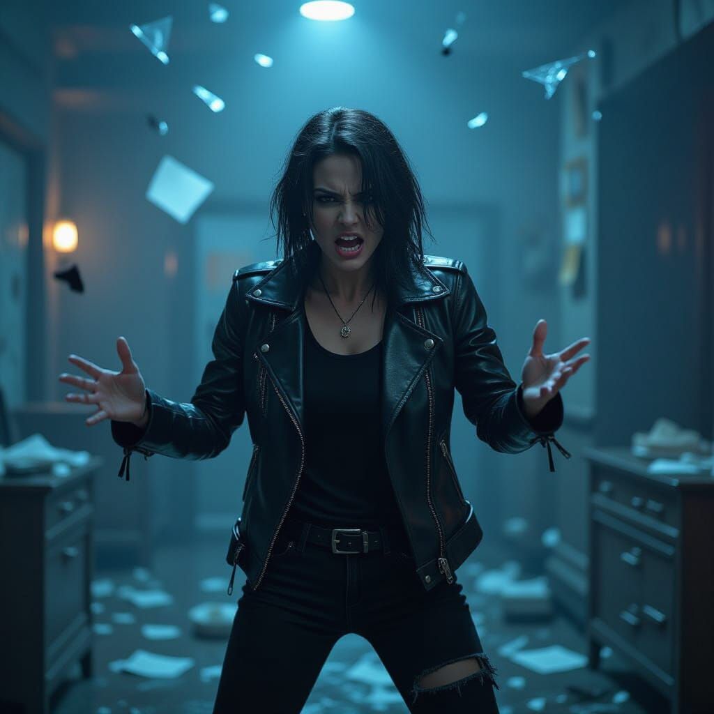 Heated Argument Scene in Cinematic Style