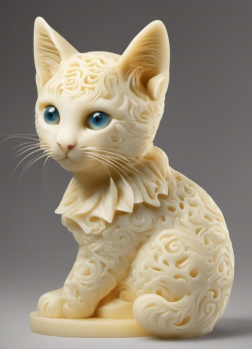 Mozzarella Meow with Pearl Onion Eyes