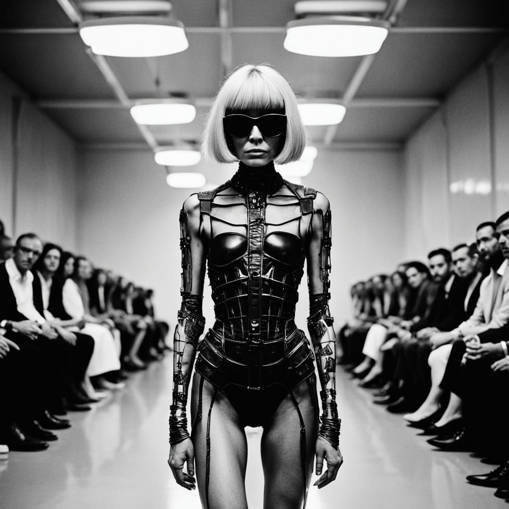 Vintage Vogue Icon Reigns Supreme in Futuristic Fashion