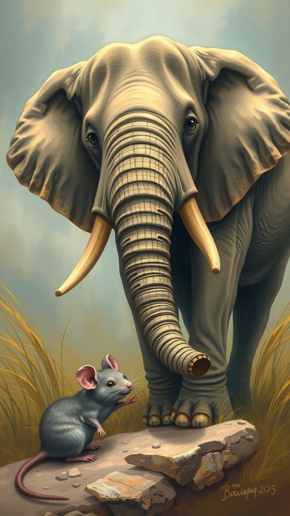 Mouse and Elephant