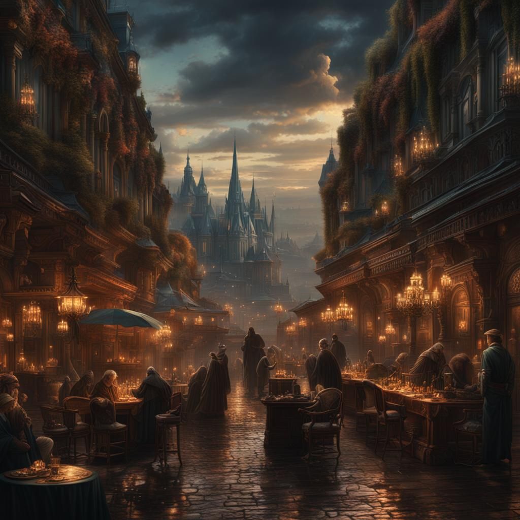 Epic Digital Painting of Saint Germain