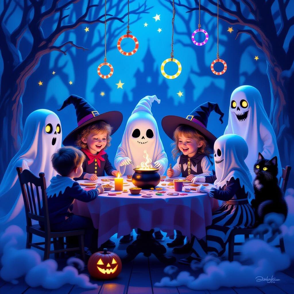 Playful Spectral Party with Ghostly Games