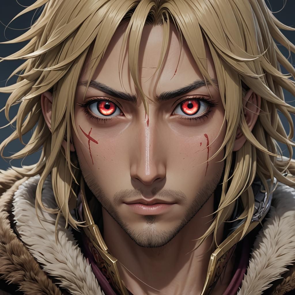 Askeladd with Rinnegan Eyes in 3D Anime Art