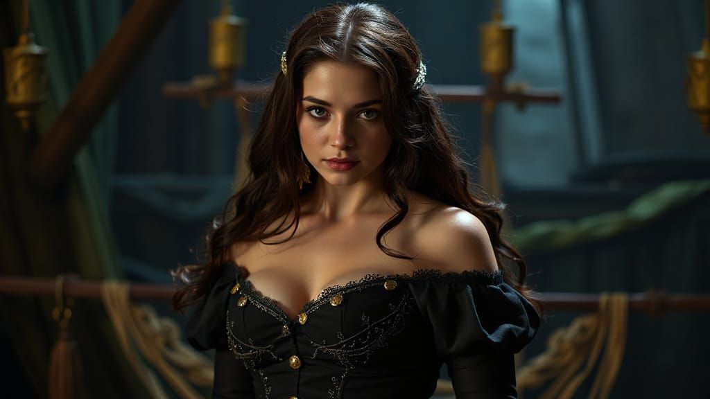 Ethereal Diana the Huntress in Sultry Agent Provocateur