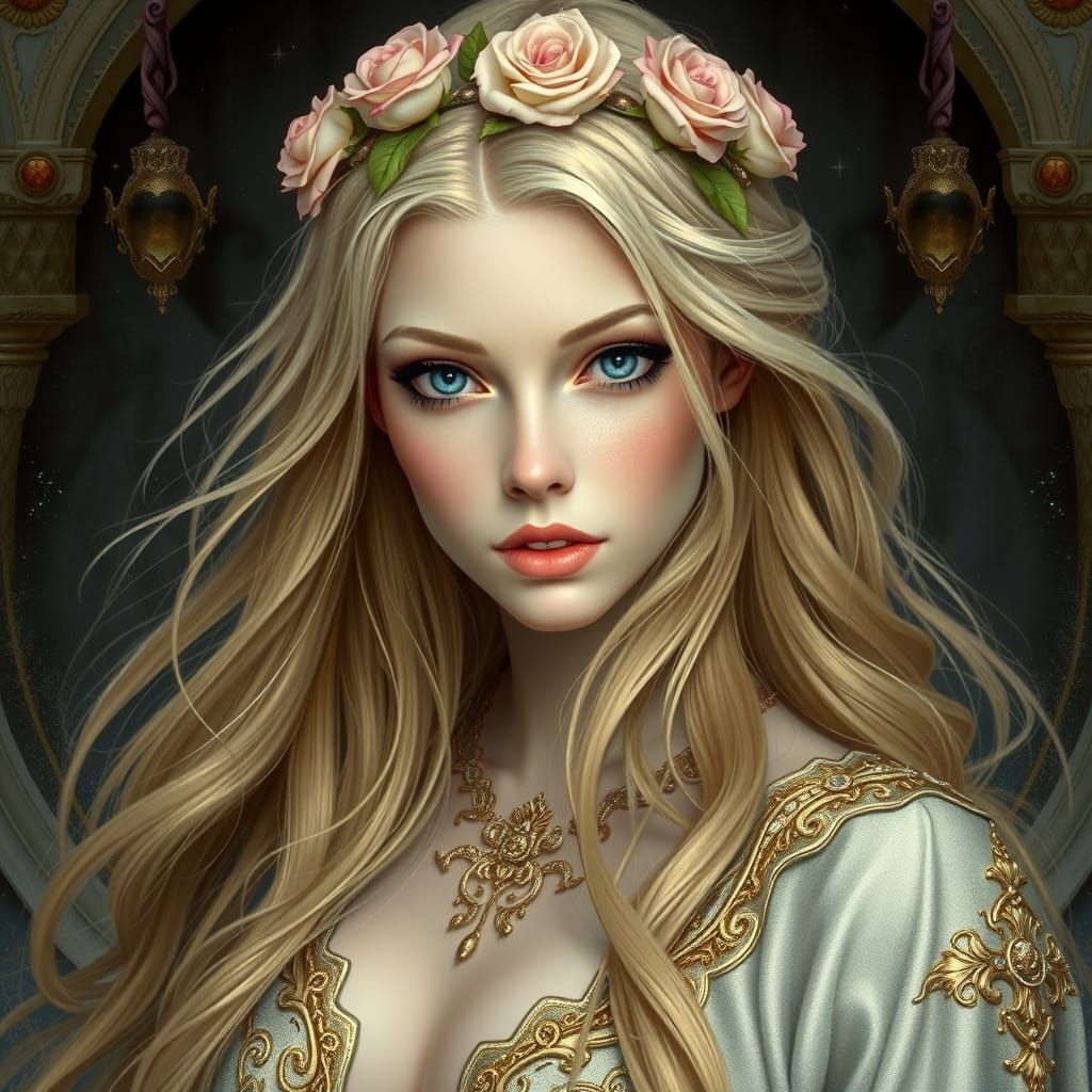 Goddess in Mystical Elegance