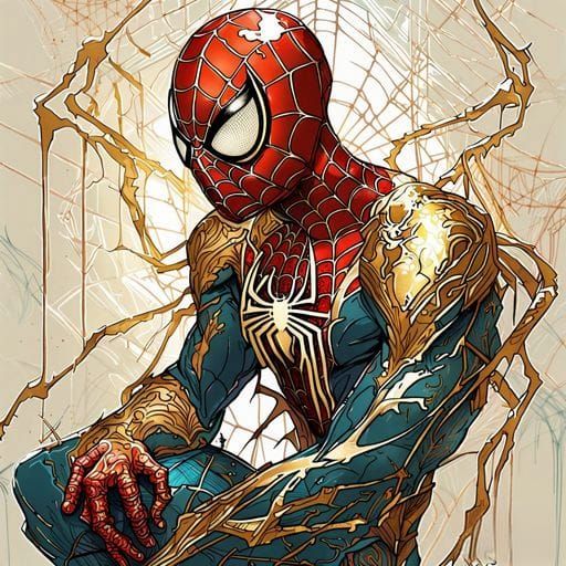 AI Generated Spiderman Image