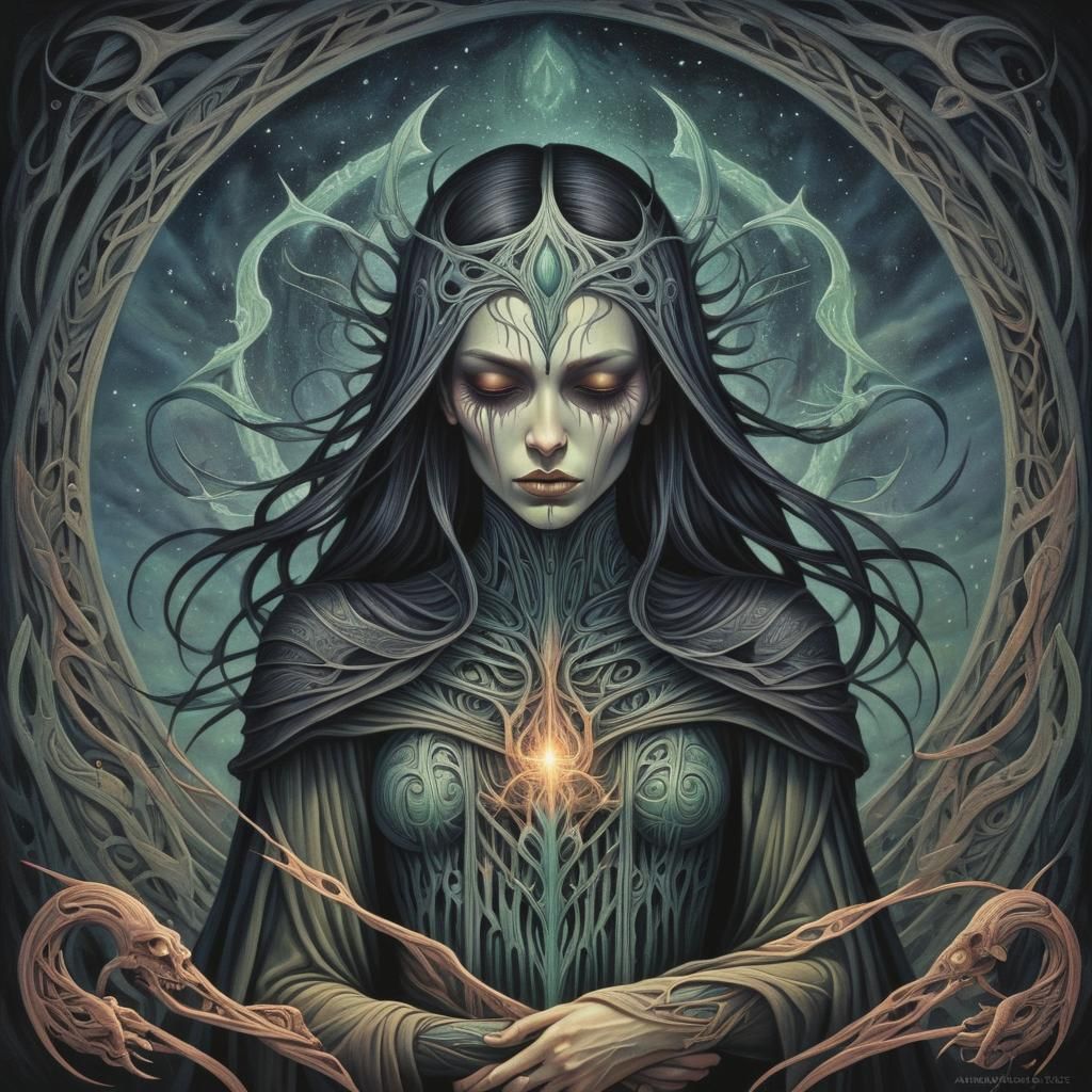 Intense Grimdark Portrait