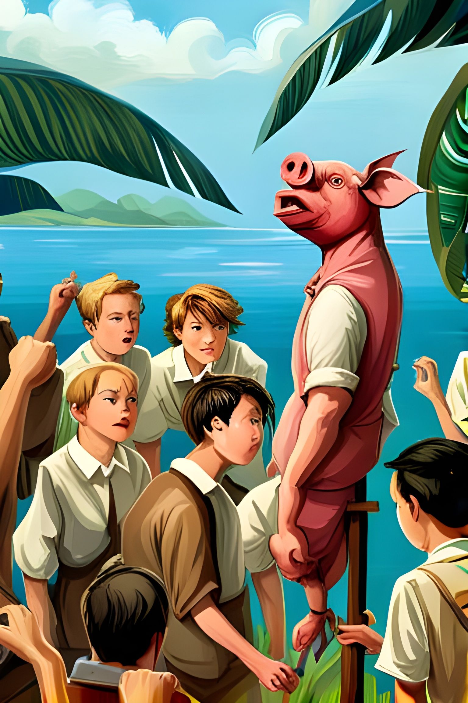 Lord of the Flies: Pig's Head on a Stake
