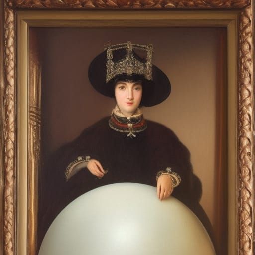 Teachers with Eggs in Baroque Still Life Style