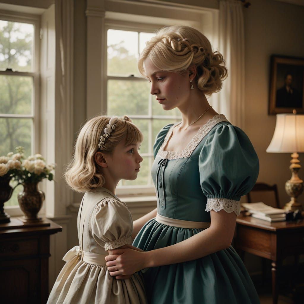 Motherly Love and Acceptance in a Tender Moment