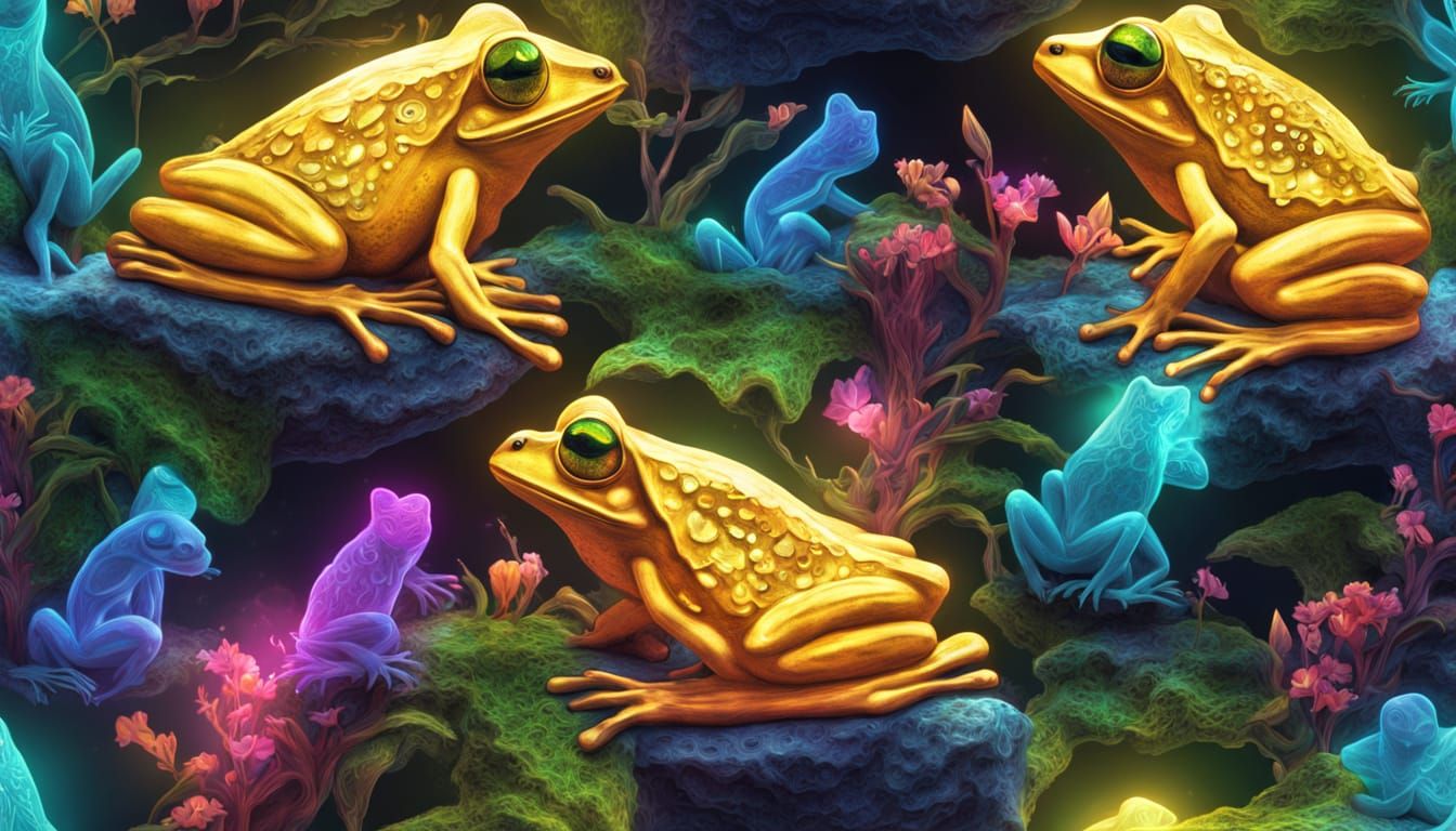 Dreamlike Slumber on a Geode: Surreal Digital Art