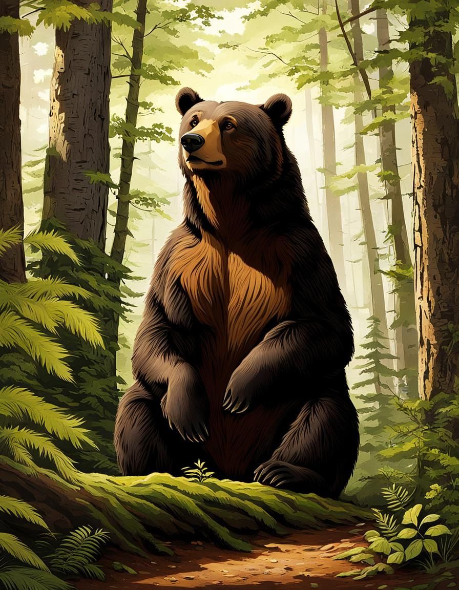 Bear in the Woods
