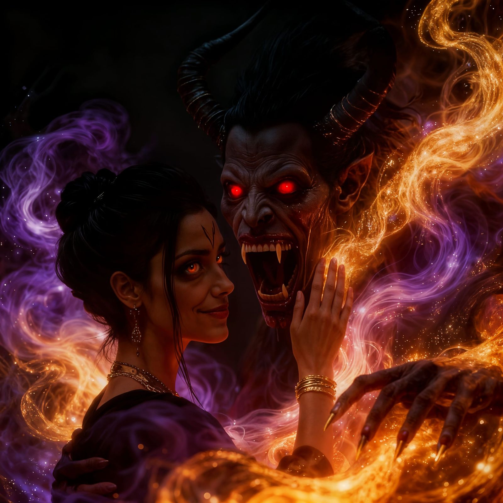 Woman With Subtle Mischievous Smile