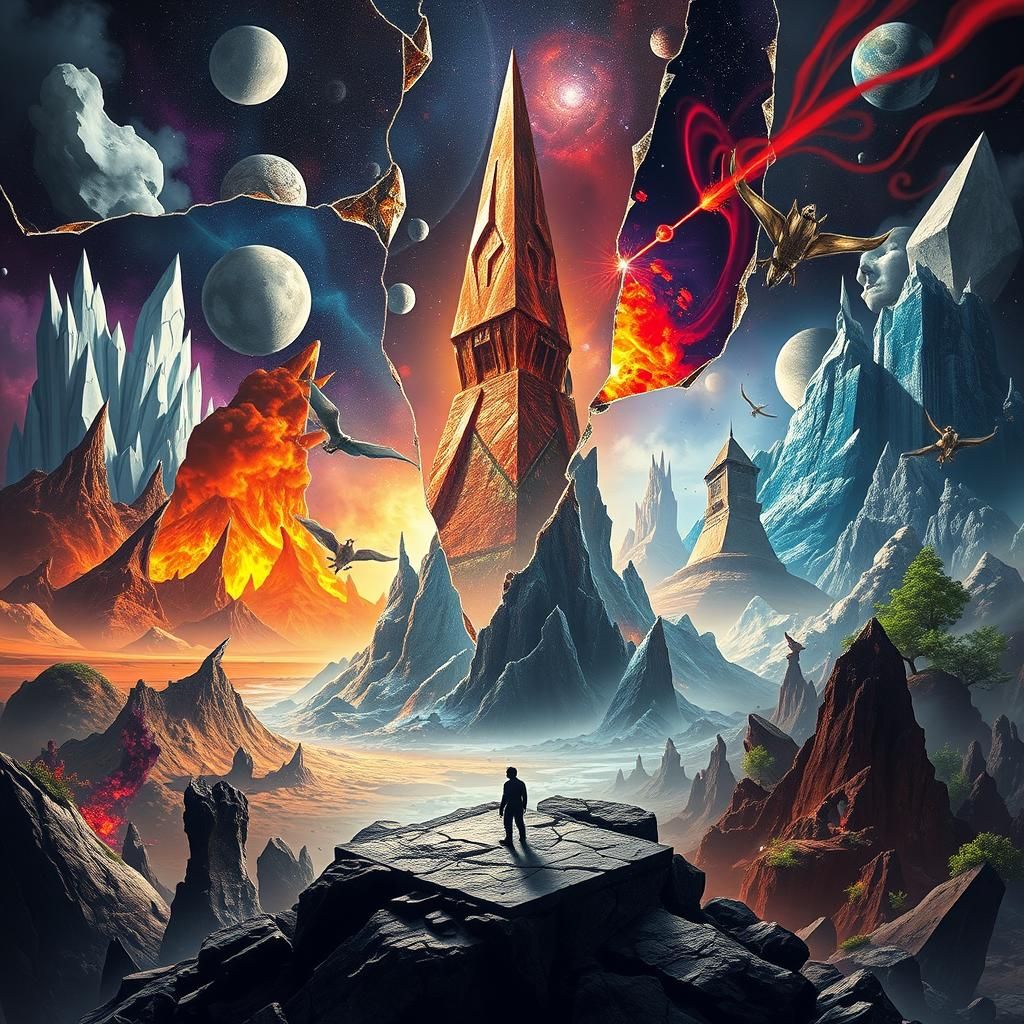 Cosmic Apocalypse: Shattered Dimensions in 8K