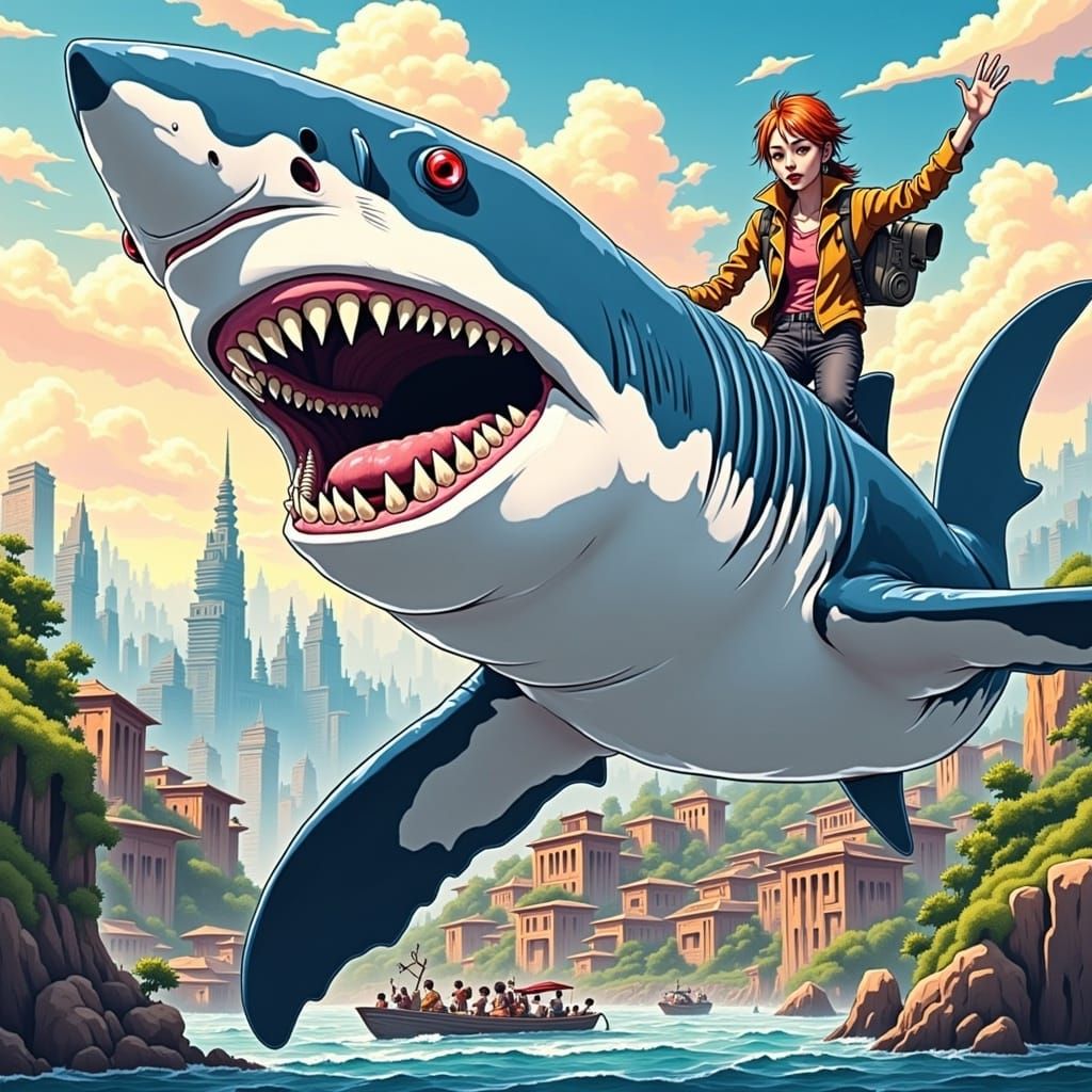 Shark Does The Fonz: A Pop Culture Homage