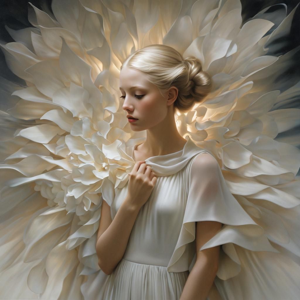 Ethereal Woman in Magic Realism