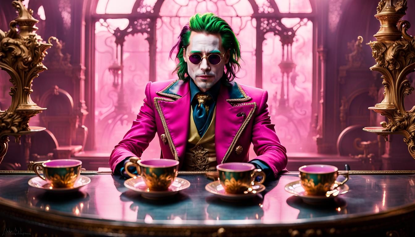 The Joker "Jared Leto" at tea time