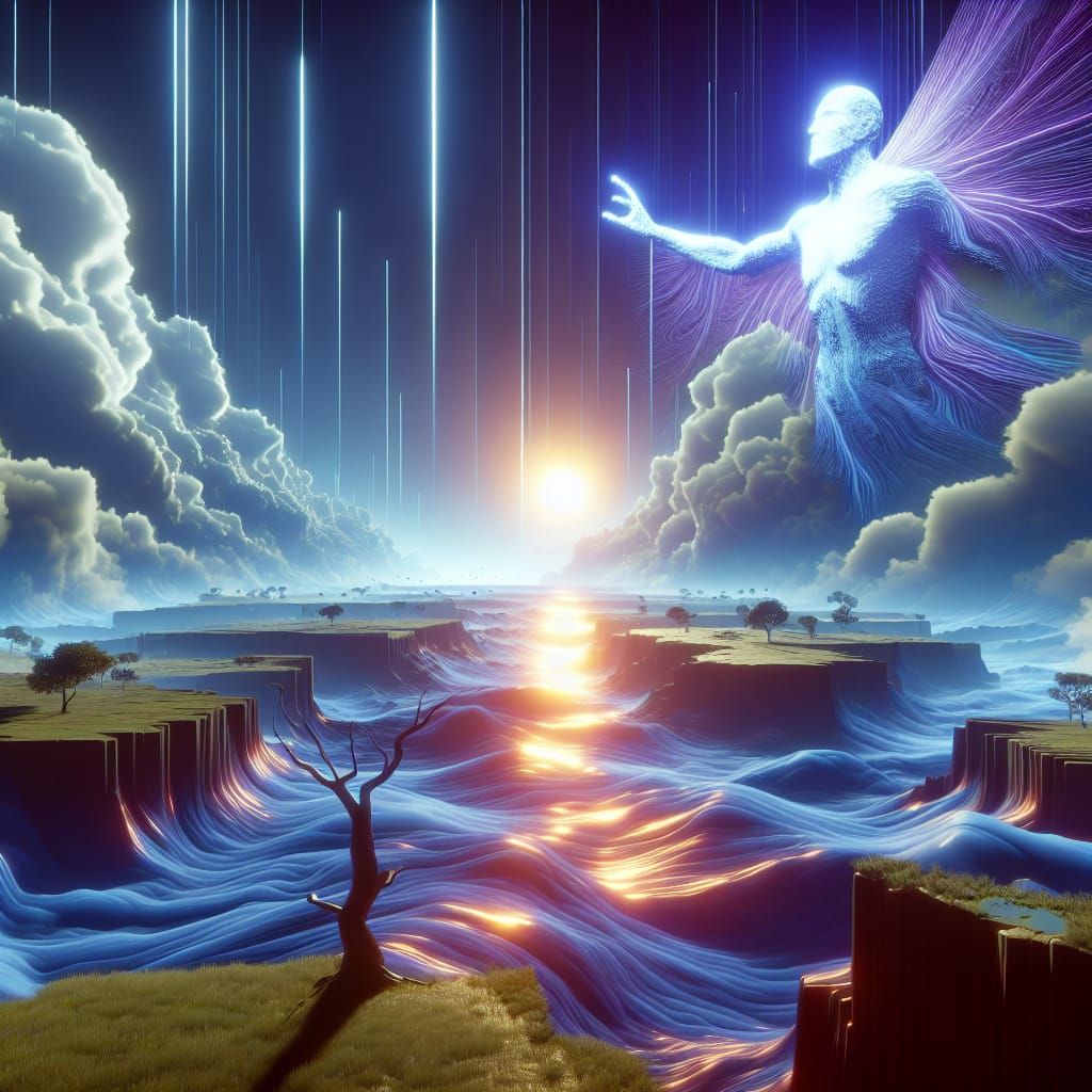 Empty Soul Fish in 3D Rendering