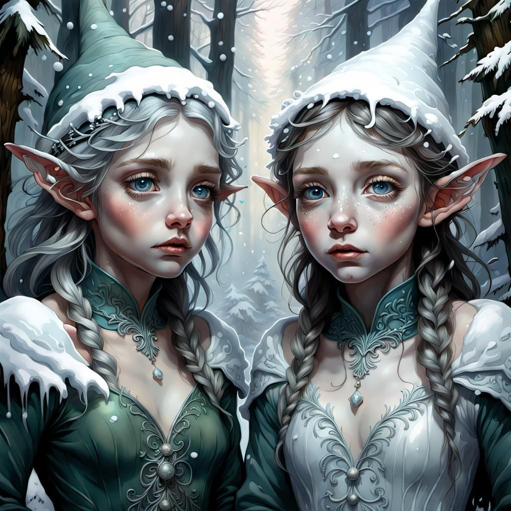 an elf in the forrest