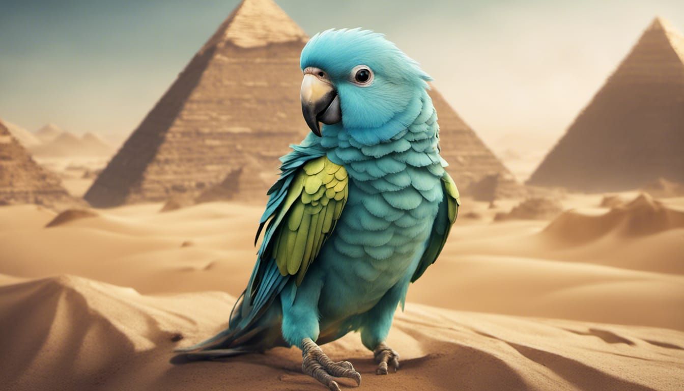 Parakeet in Egypt.