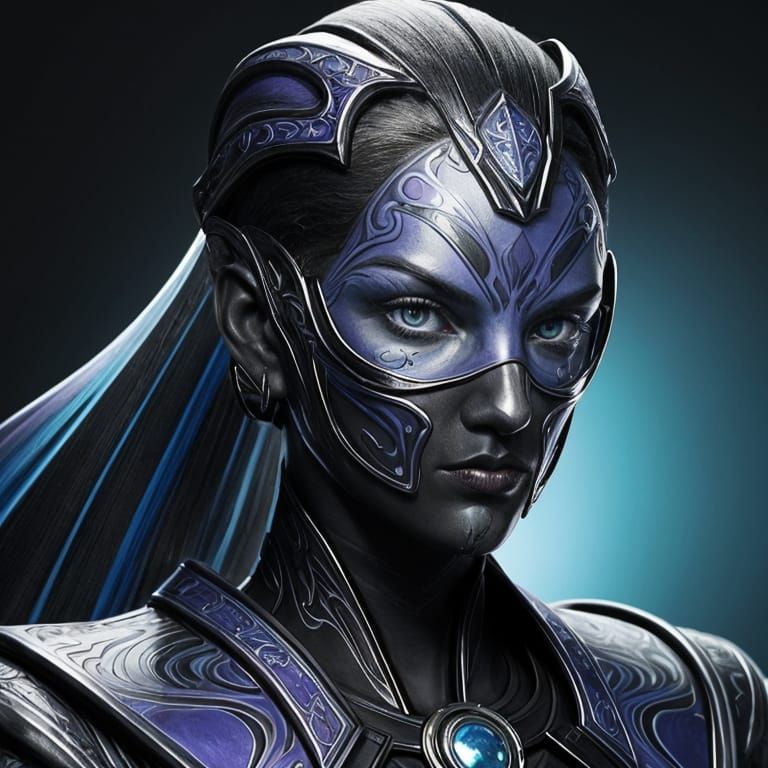 Vibrant Enamel Artwork with Intricate Details