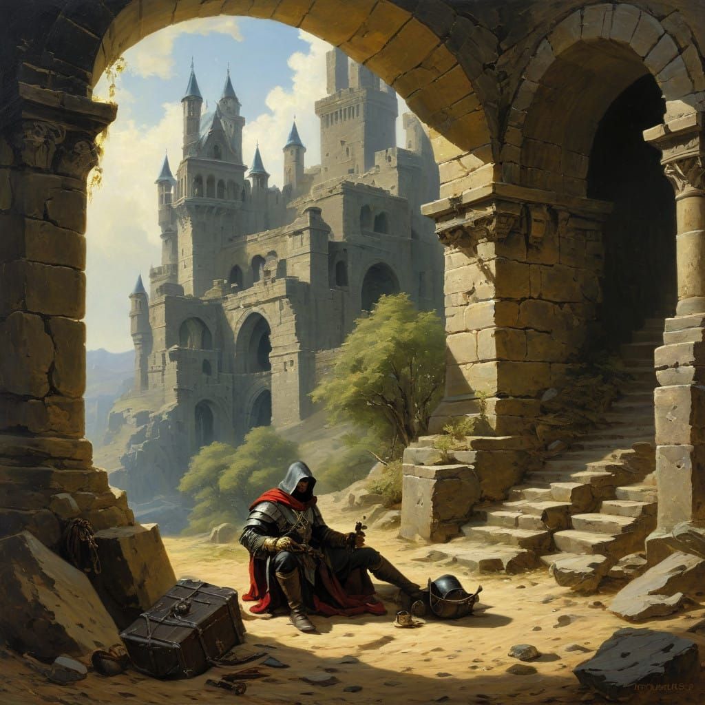 Mysterious Thief Discovers Hidden Riches in Ancient Castle