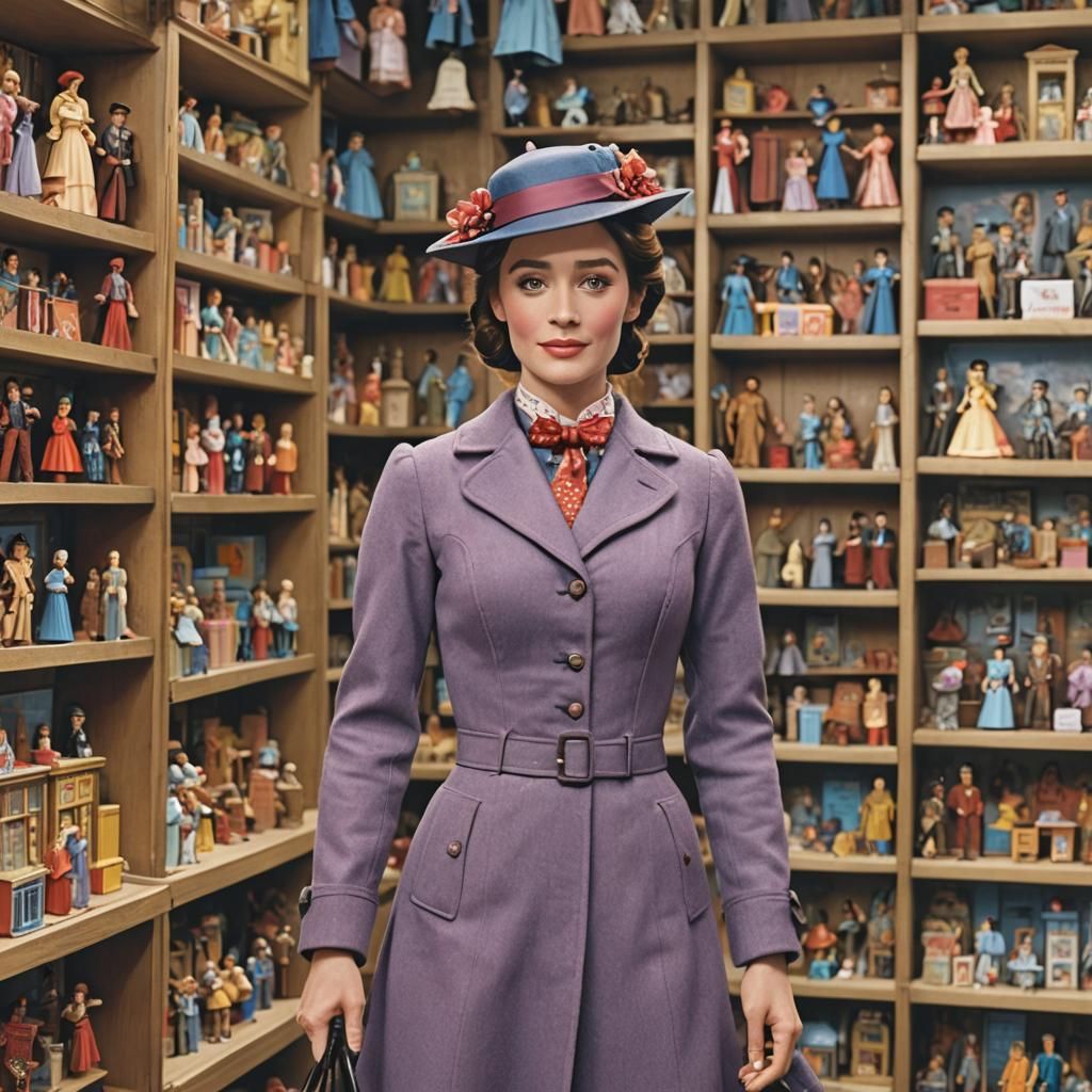 Create an action figure Emily Blunt as Mary Poppins
attracted as Supercalifragilisticexpialigetic
Stay true to quality ...