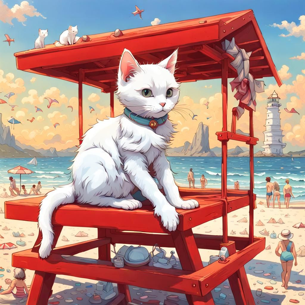 Baywatch Cat