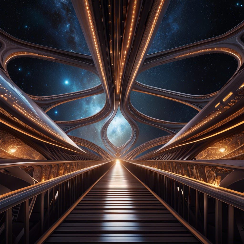 A beautiful masterpiece bridge, created by the Gods