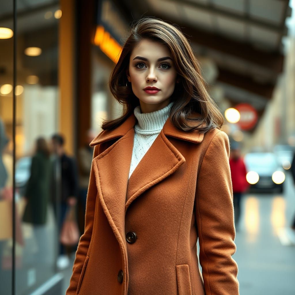 1960s Woman Window Shopping in London