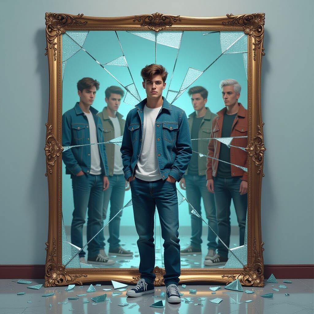 Shattered Reflections: A Study in Surreal Dreamscapes