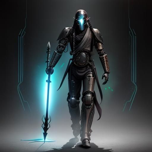 5e Warforged with spear