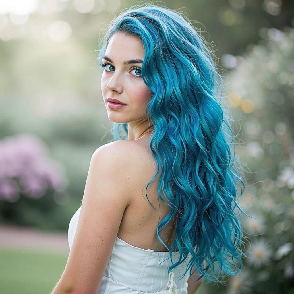 Blue hair