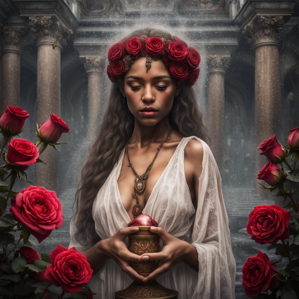 Magdalene Water Ceremony: Beautiful Rose Goddess