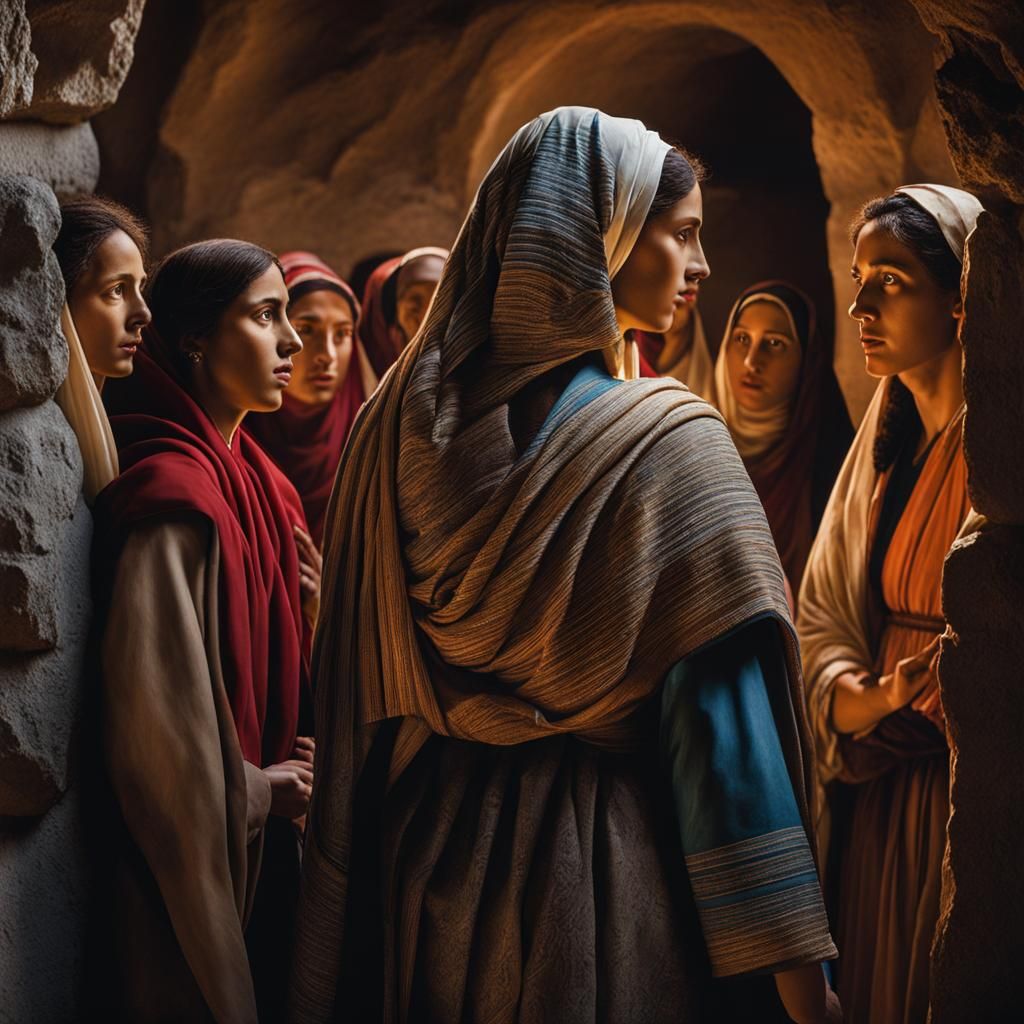 Women Announce Resurrection to Apostles: Renaissance Style