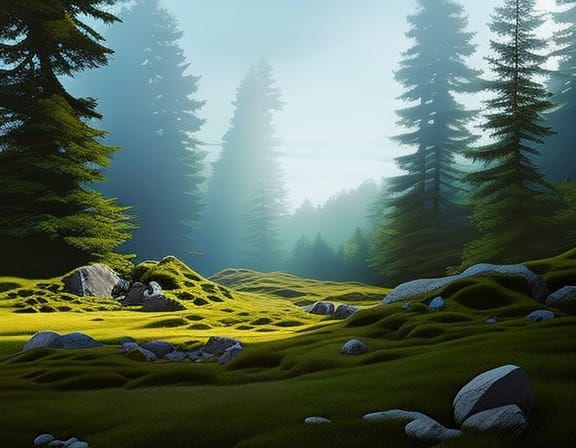 In the middle of nature