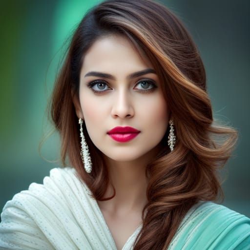 Portrait of a Girl Resembling Radhe Rani