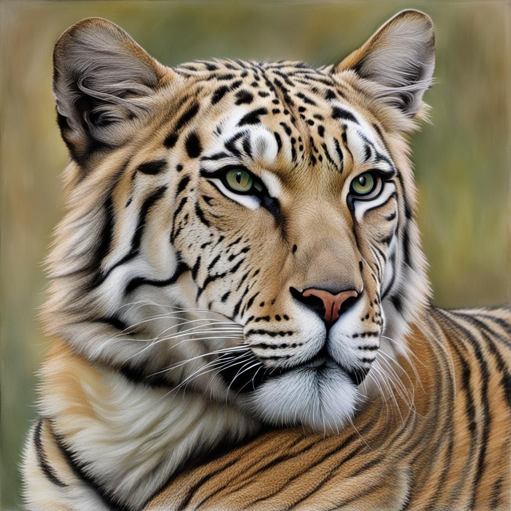 Abstract Organic Shapes in Complementary Colors