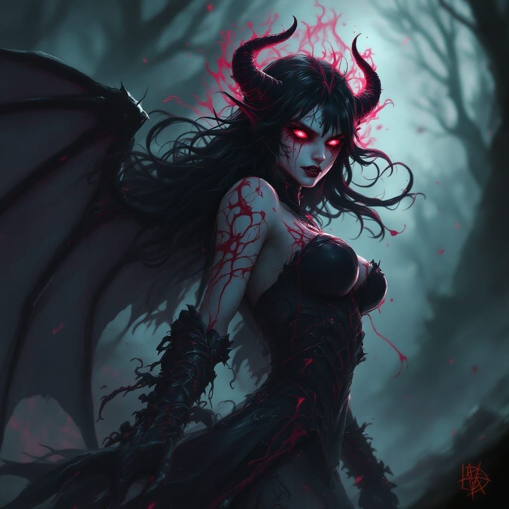 Blood Banshee with Ominous Aura