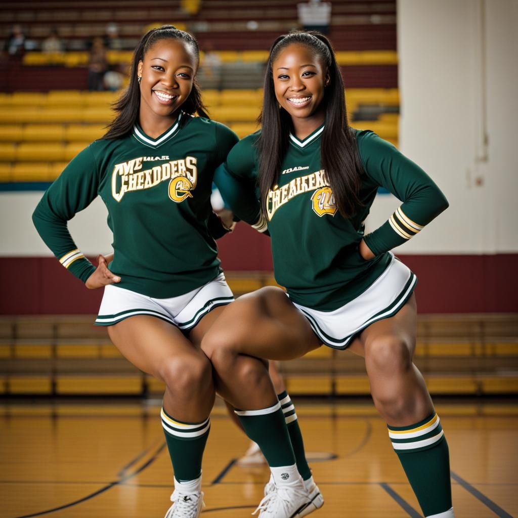 High School Sweethearts: Cheerleader and Football Star